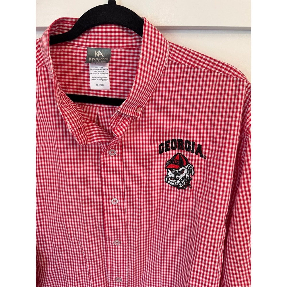 Georgia Bulldogs UGA knights‎ apparel men's button down size XL - Picture 2 of 4